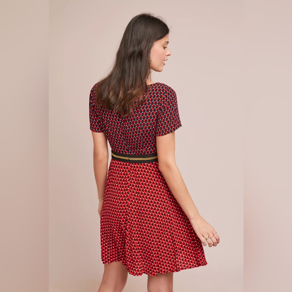 Anthropologie Maeve Amici Colorblocked Dress